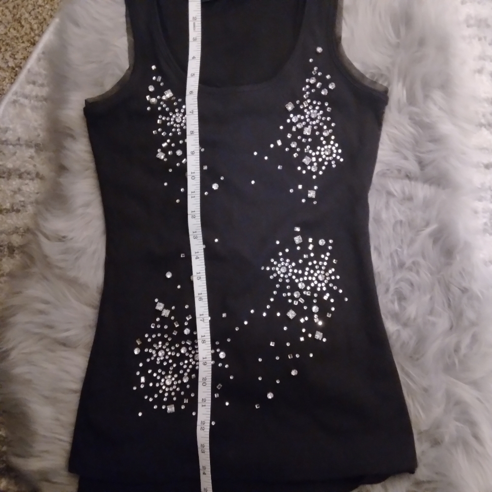 INC International Concepts Jeweled Tank Top - Picture 9 of 10